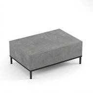 Houseland Wren Konferenční stolek beton, černý - Coffee Table