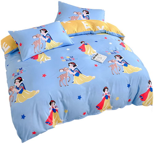 Javoli Reversible bed linen 140 × 200 cm - Snow White - Bed Linen - Main image