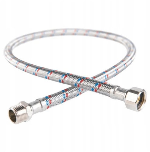 Alum Tlaková flexi hadička 60 cm – nerezové opletení 1/2" x 1/2" MF - Feed Hose - Main image