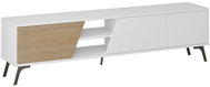 Houseland TV stolek FIONA 180 cm dub, bílý - TV Table