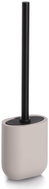 ZELLER Stainless steel toilet brush, plastic, 10,7 × 6,6 × 39 cm, grey - Toilet Brush