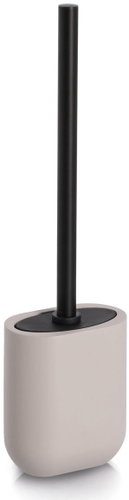 ZELLER Stainless steel toilet brush, plastic, 10,7 × 6,6 × 39 cm, grey - Toilet Brush - Main image
