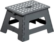 KESPER Skládací stolička 35 × 28,7 × 22 cm, nosnost 150 kg, šedá - Stool