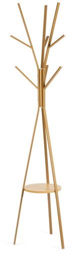 Massido MS-869 Clothes rack, 12 hooks, 181 cm, gold - Coat Hanger - Main image