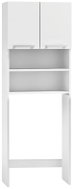 ModernHome RH1908 Shelf above washing machine with shelves 181 × 63,5 × 30 cm, white - Shelving Unit