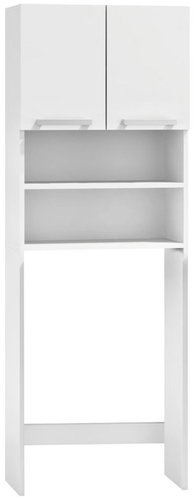 ModernHome RH1908 Shelf above washing machine with shelves 181 × 63,5 × 30 cm, white - Shelving Unit - Main image