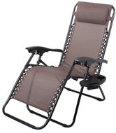 Verk Skládací plážové křeslo zero gravity 2 v 1 - Garden Lounger