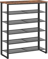 Songmics and Vasagle Mug Shoe Rack 92cm, Black-Brown - Shoe Rack