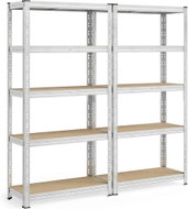 Songmics Myron 180cm Silver-Brown, 2 pcs - Shelving Unit