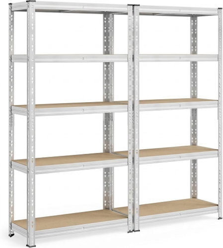 Songmics Myron 180cm Silver-Brown, 2 pcs - Shelving Unit - Main image