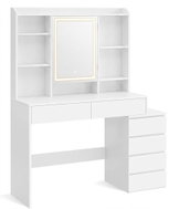Vasagle Ginny 117 cm s LED osvětlením bílý - Dressing Table