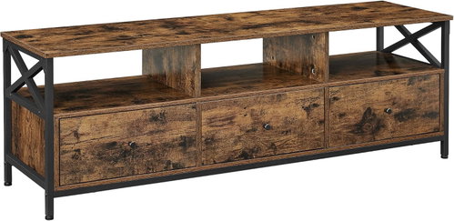 Songmics Televizní stolek Nuros 147 cm, hnědo-černý - TV Table - Main image