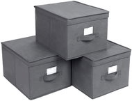 Songmics & Vasagle Mera Storage Boxes, Grey - Storage Box