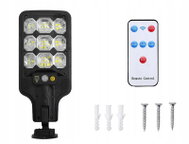 Verk 12372 Pouliční osvětlení solární s pohybovým senzorem 63 LED, černé - Garden Lighting