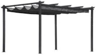 MultiGarden DN-FG-632-4 Garden Pergola 3 × 4 m, Steel, Retractable Roof, Grey - Pergola