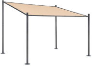MultiGarden DN-FG-871-3 Garden Pergola 3 × 3 m, Steel, Beige - Pergola
