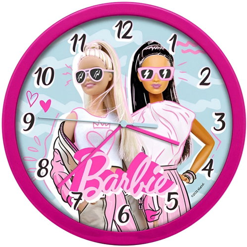 Disney Nástěnné hodiny 25 cm - Panenka Barbie - Wall Clock - Main image