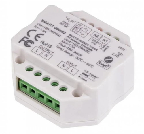 T-LED DimLED SMART Triakový stmívač ZIGBEE pro LED svítidla 230 V - Dimmers - Main image