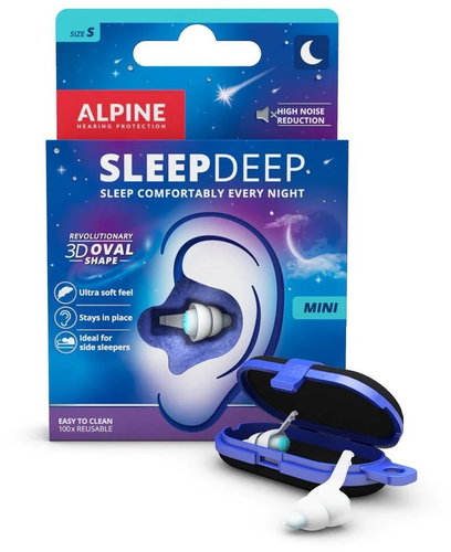 ALPINE SleepDeep Špunty do uší na spaní, velikost S - Earplugs - Main image