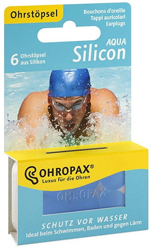 OHROPAX Silicon Aqua, 6 kusů - Earplugs - Main image