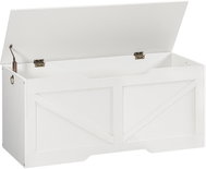Songmics and Vasagle Sabil Storage Chest and Bench 110 cm, White - Chest