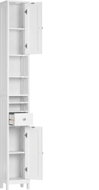 Songmics a Vasagle Vysoká koupelnová skříňka Derry 21,4 cm, bílá - Bathroom Cabinet