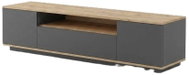 Houseland Televizní stolek Luka borovice, antracitově šedý - TV Table