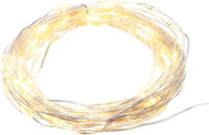 Aca Lighting LED dekorační stříbrná girlanda 20 LED, teplá bílá barva, 2 × baterie AA, 200 cm, IP20 - Light Chain