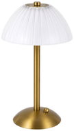 Verk 12432 LED stolní lampa bezdrátová, 800 mAh, USB-C, 3 barvy světla, zlatá - Table Lamp