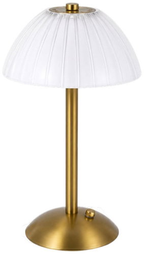 Verk 12432 LED stolní lampa bezdrátová, 800 mAh, USB-C, 3 barvy světla, zlatá - Table Lamp - Main image