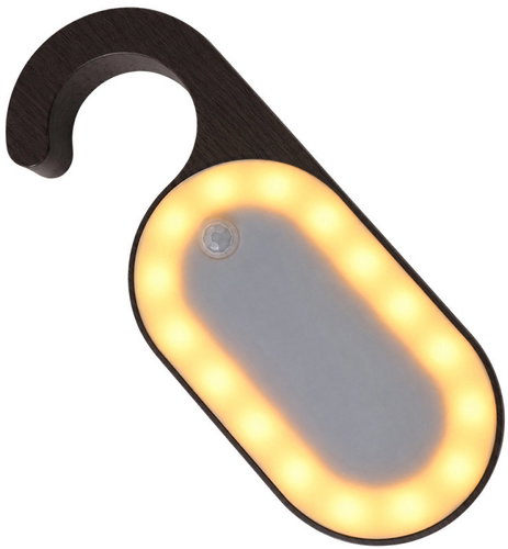 Verk 12431 LED lampička závěsná se senzorem pohybu, 2700 - 3000 K, černá - Night Light - Main image