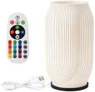 Verk 12449 Dekorativní LED RGB váza s osvětlením 2 v 1, dálkové ovládání, bílá - Decorative Lighting