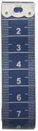 Hobby Gift Krejčovský metr 150 cm, odolný, tmavě modrý - Tailor's Tape