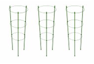 DIVODV 27930 Kruhová opora pro rostliny 90 cm, 3 kruhy, sada 3 ks, zelená - Plant Support