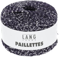 LANG YARNS Paillettes efektní příze s flitry, 25 g, tmavě šedá - Yarn