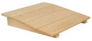 Sotra Podhlavník či opěrka zad do sauny, lípa, 35 × 35 × 8 cm - Sauna Headrest