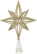 LAALU Christmas Tree Topper Star Champagne, plastic, 20 cm - Christmas Ornaments