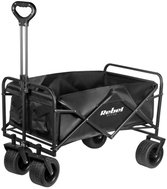 Rebel RBA-5501 Zahradní přepravní vozík skládací 150 l, 100 kg, černý - Garden Cart