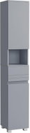 Vasagle Mista Bathroom Cabinet, Grey - Bathroom Cabinet