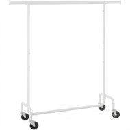 Songmics Fabio Mobile Clothes Rack, White - Clothes Hanger