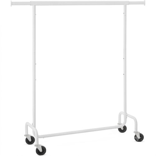 Songmics Fabio Mobile Clothes Rack, White - Clothes Hanger - Main image