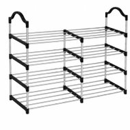Verk 27737 Kovový regál na obuv, 4 police, 86 × 73 × 26 cm - Shoe Rack
