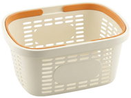 Verk 27652 Košík do koupelny s úchyty 25,5 × 17,5 cm, béžový - Storage Basket