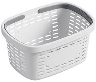 Verk 27652 Košík do koupelny s úchyty 25,5 × 17,5 cm, bílý - Storage Basket