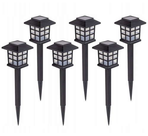 Verk 12401 Solární zahradní LED lampy se senzorem soumraku, sada 6 ks - Garden Decoration - Main image