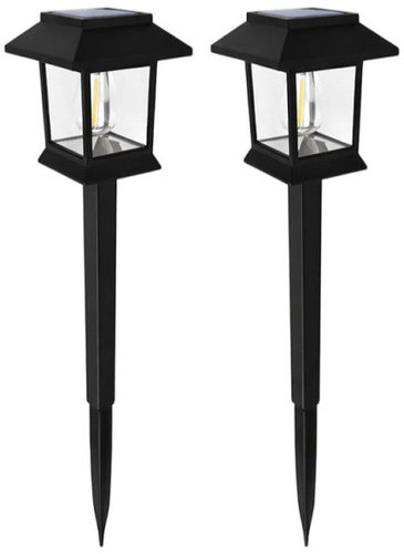 Verk 12399 Solar Garden Lights with Dusk Sensor, Set of 2 - Garden Lighting - Main image