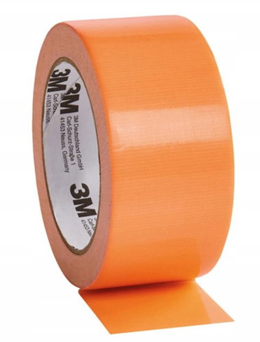 3M Extra Strong Neon Adhesive Tape Orange 48mm × 10m - Duct Tape - Main image