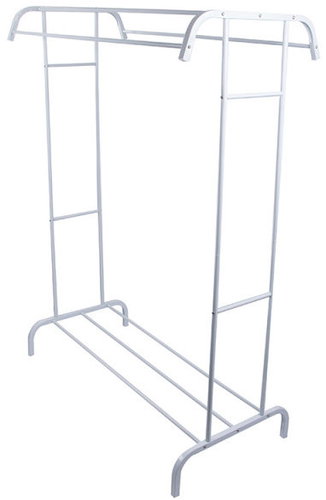 Verk 27618 Clothes Hanger with Shelf 148 × 109 × 54cm, White - Clothes Hanger - Main image