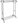 Rail with Shelf 148 × 109 × 54cm, Black