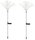 12394 Solární LED zahradní lampy se soumrakovým senzorem 70 cm, 2 ks